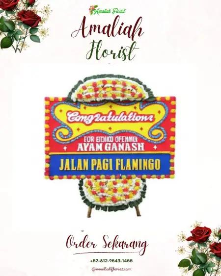 Sewa Papan Bunga Medan Petisah